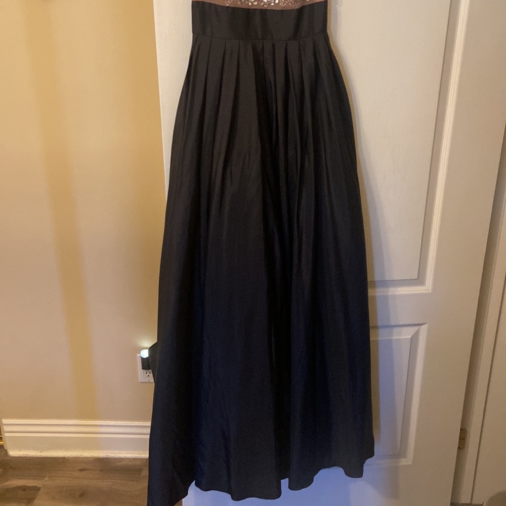 Betsy & Adam Size 2 Black And Mesh Crystal Top Lo… - image 2